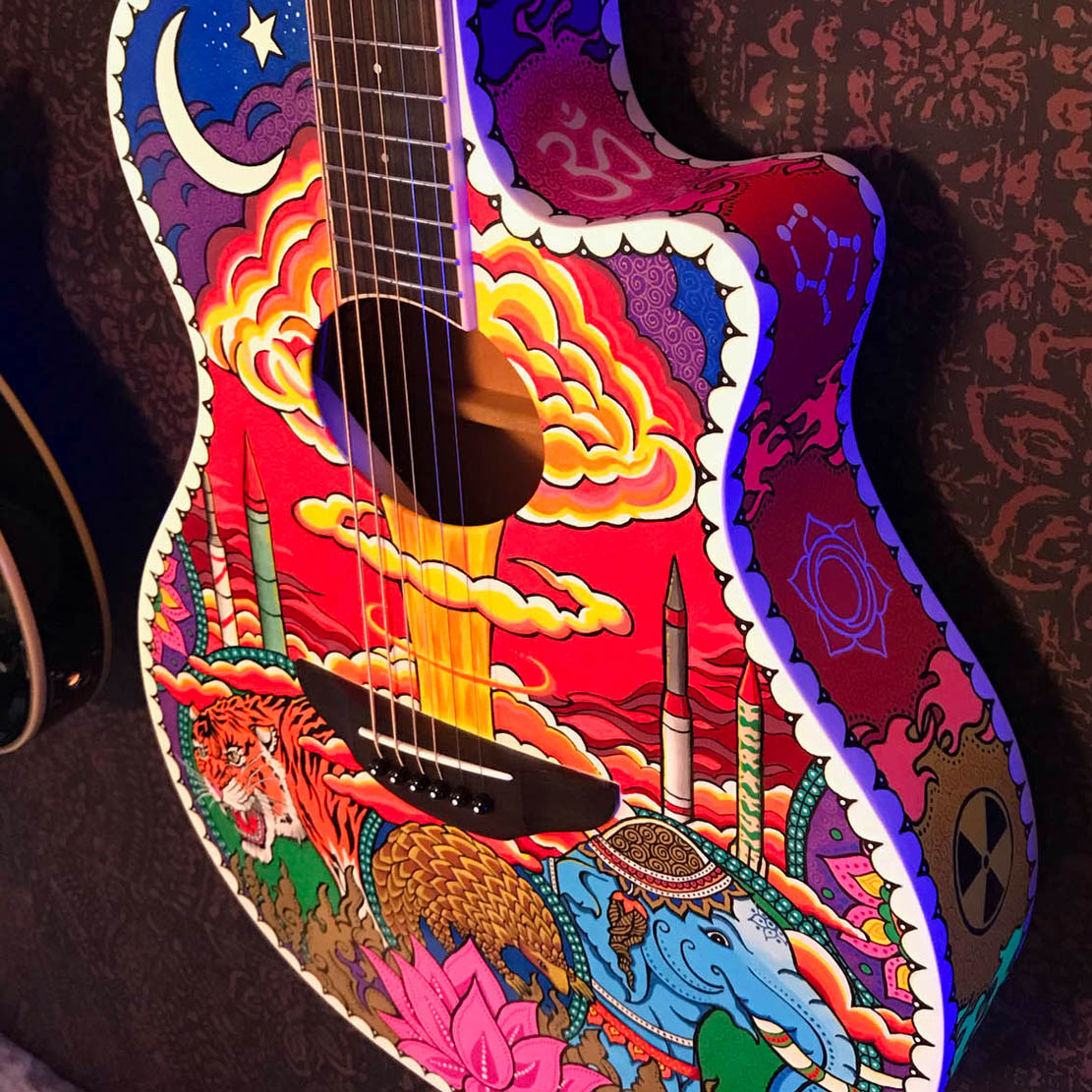custom guitar art